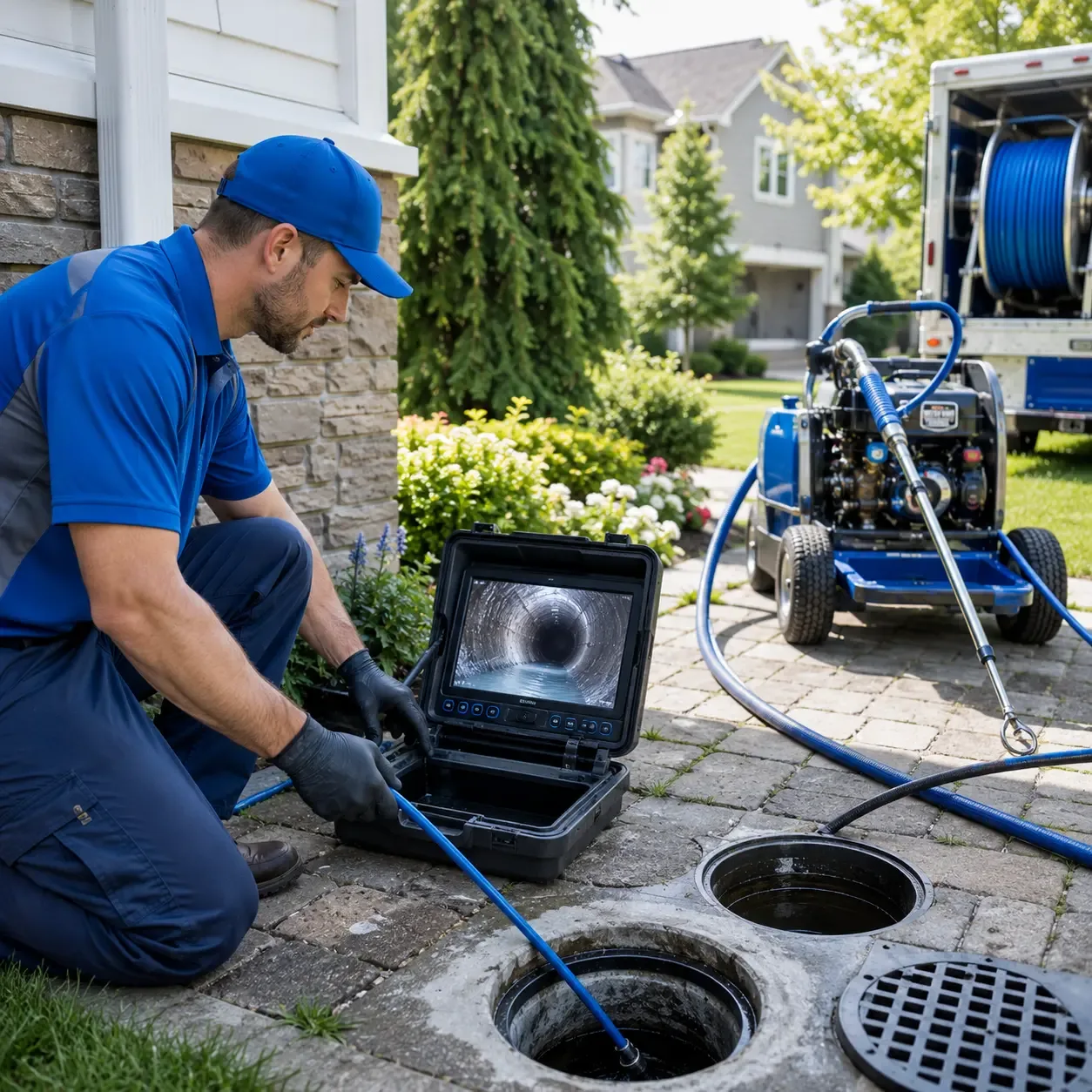 Outdoor drain cleaning professionals serving Channahon, IL